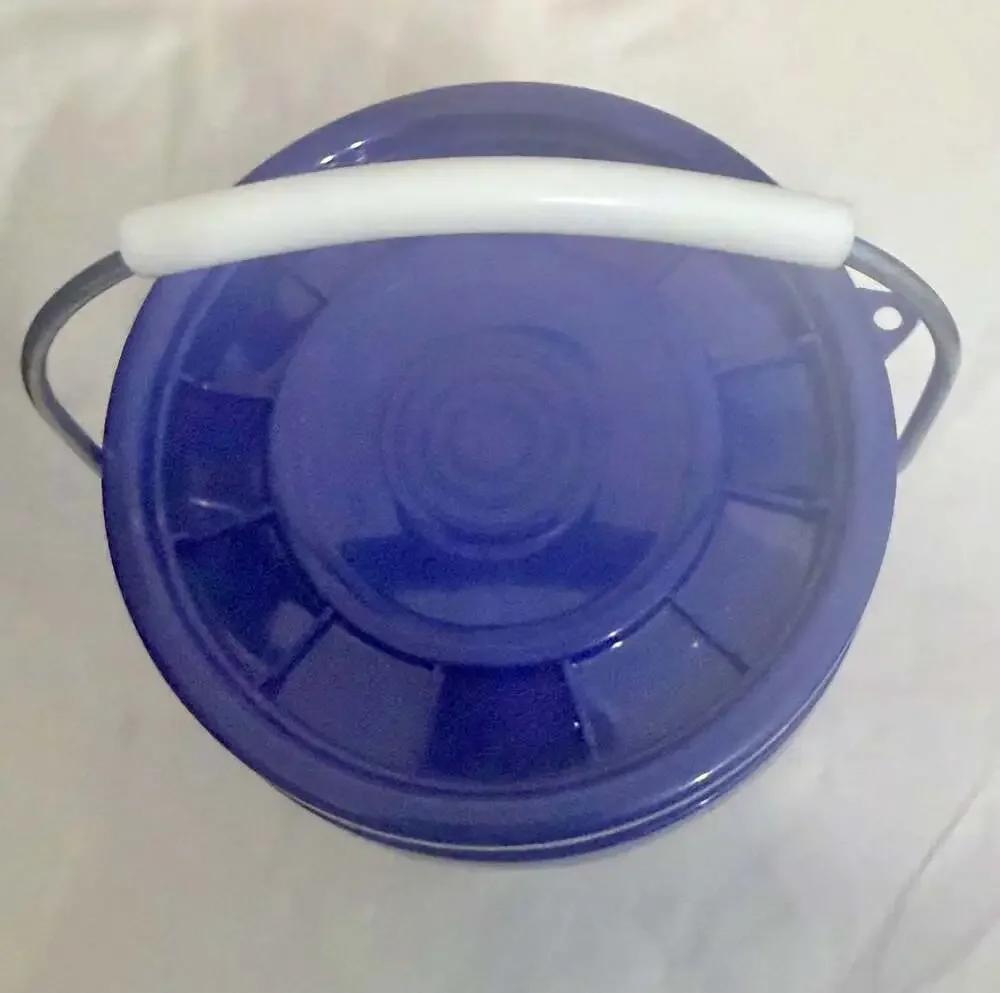 Lowe's 0.42-qt Mini Bucket with Lid Food Safe Blue